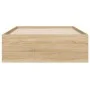 Cama con cajones madera ingeniería roble Sonoma 75x190 cm de , Camas y somieres - Ref: Foro24-3207331, Precio: 122,65 €, Desc...