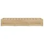 Cama con cajones madera ingeniería roble Sonoma 75x190 cm de , Camas y somieres - Ref: Foro24-3207331, Precio: 122,65 €, Desc...
