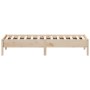 Estructura de cama madera maciza de pino 75x190 cm de , Camas y somieres - Ref: Foro24-842730, Precio: 73,41 €, Descuento: %