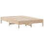 Estructura de cama madera maciza de pino 150x200 cm de , Camas y somieres - Ref: Foro24-842694, Precio: 103,56 €, Descuento: %