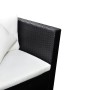 Set de muebles de jardín 4 pzas y cojines ratán sintético negro de , Conjuntos de jardín - Ref: Foro24-42991, Precio: 513,65 ...