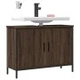 Armario lavabo baño madera ingeniería roble marrón 80x30x60 cm de , Tocadores - Ref: Foro24-842455, Precio: 65,81 €, Descuent...