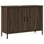 Armario lavabo baño madera ingeniería roble marrón 80x30x60 cm de , Tocadores - Ref: Foro24-842455, Precio: 65,81 €, Descuent...