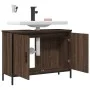 Armario lavabo baño madera ingeniería roble marrón 80x30x60 cm de , Tocadores - Ref: Foro24-842455, Precio: 65,81 €, Descuent...