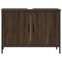 Armario lavabo baño madera ingeniería roble marrón 80x30x60 cm de , Tocadores - Ref: Foro24-842455, Precio: 65,81 €, Descuent...