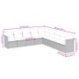 Set de muebles de jardín 9 pzas y cojines ratán sintético gris de , Conjuntos de jardín - Ref: Foro24-3249619, Precio: 543,07...