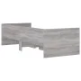Sonoma gray bed frame with drawers 90x190 cm by , Beds and slatted bases - Ref: Foro24-3207355, Price: 155,50 €, Discount: %