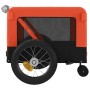 Remolque de bicicleta mascotas hierro tela Oxford naranja negro de , Cochecitos para mascotas - Ref: Foro24-93928, Precio: 97...
