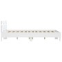 Estructura cama con cabecero madera ingeniería blanco 150x200cm de , Camas y somieres - Ref: Foro24-3207413, Precio: 121,16 €...