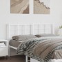 Cabecero de metal blanco 150 cm de , Cabeceros y pies de cama - Ref: Foro24-355644, Precio: 35,67 €, Descuento: %