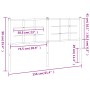 Cabecero de metal blanco 150 cm de , Cabeceros y pies de cama - Ref: Foro24-355644, Precio: 35,67 €, Descuento: %
