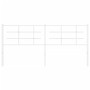 Cabecero de metal blanco 180 cm de , Cabeceros y pies de cama - Ref: Foro24-355646, Precio: 36,77 €, Descuento: %