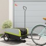 Remolque para bicicleta hierro negro y verde 45 kg de , Remolques para bicicletas - Ref: Foro24-94074, Precio: 99,70 €, Descu...