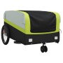 Remolque para bicicleta hierro negro y verde 45 kg de , Remolques para bicicletas - Ref: Foro24-94074, Precio: 99,70 €, Descu...