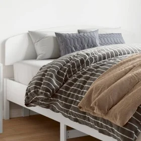 Solid white pine wood bed headboard 150 cm by , Headboards and footboards - Ref: Foro24-842499, Price: 44,30 €, Discount: %