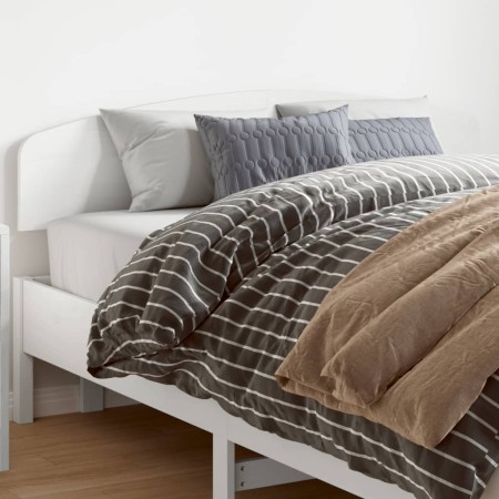 Cabecero de cama madera maciza de pino blanco 150 cm de , Cabeceros y pies de cama - Ref: Foro24-842499, Precio: 44,81 €, Des...