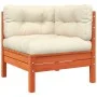 Gartensofa mit Kissen und Fußstütze 2 Sitze von , Modulare Sofas für den Außenbereich - Ref: Foro24-838174, Preis: 256,65 €, ...