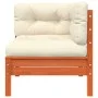 Gartensofa mit Kissen und Fußstütze 2 Sitze von , Modulare Sofas für den Außenbereich - Ref: Foro24-838174, Preis: 256,65 €, ...