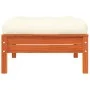 Gartensofa mit Kissen und Fußstütze 2 Sitze von , Modulare Sofas für den Außenbereich - Ref: Foro24-838174, Preis: 256,65 €, ...
