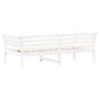Sofá cama madera maciza de pino blanco 80x200 cm de , Camas y somieres - Ref: Foro24-842867, Precio: 124,50 €, Descuento: %