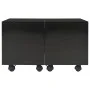 Mesa de centro madera de ingeniería negro brillante 60x60x35cm de vidaXL, Mesas de centro - Ref: Foro24-283722, Precio: 55,04...