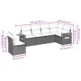 Set de muebles de jardín 6 pzas y cojines ratán sintético gris de , Conjuntos de jardín - Ref: Foro24-3259260, Precio: 405,14...