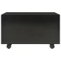 Mesa de centro madera de ingeniería negro brillante 60x60x35cm de vidaXL, Mesas de centro - Ref: Foro24-283722, Precio: 55,04...