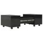Mesa de centro madera de ingeniería negro brillante 60x60x35cm de vidaXL, Mesas de centro - Ref: Foro24-283722, Precio: 55,04...