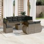 Set de muebles de jardín 9 pzas y cojines ratán sintético gris de , Conjuntos de jardín - Ref: Foro24-3253987, Precio: 640,66...