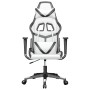 Silla gaming cuero sintético blanco y negro de , Sillones para videojuegos - Ref: Foro24-3143674, Precio: 115,91 €, Descuento: %