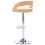 Taburetes de cocina 2 uds cuero sintético madera curvada crema de vidaXL, Taburetes de cocina - Ref: Foro24-283147, Precio: 2...