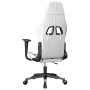 Silla gaming cuero sintético blanco y negro de , Sillones para videojuegos - Ref: Foro24-3143674, Precio: 115,91 €, Descuento: %