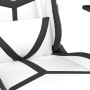 Silla gaming cuero sintético blanco y negro de , Sillones para videojuegos - Ref: Foro24-3143674, Precio: 115,91 €, Descuento: %