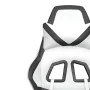 Silla gaming cuero sintético blanco y negro de , Sillones para videojuegos - Ref: Foro24-3143674, Precio: 114,88 €, Descuento: %