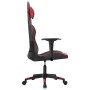 Silla gaming cuero sintético negro y rojo de , Sillones para videojuegos - Ref: Foro24-3143688, Precio: 117,62 €, Descuento: %