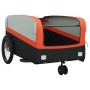 Remolque para bicicleta hierro negro y naranja 45 kg de , Remolques para bicicletas - Ref: Foro24-94068, Precio: 90,62 €, Des...