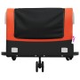 Remolque para bicicleta hierro negro y naranja 45 kg de , Remolques para bicicletas - Ref: Foro24-94068, Precio: 90,62 €, Des...
