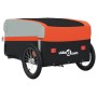 Remolque para bicicleta hierro negro y naranja 45 kg de , Remolques para bicicletas - Ref: Foro24-94068, Precio: 90,62 €, Des...
