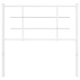 Cabecero de metal blanco 100 cm de , Cabeceros y pies de cama - Ref: Foro24-355639, Precio: 24,33 €, Descuento: %