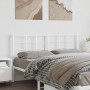 Cabecero de metal blanco 160 cm de , Cabeceros y pies de cama - Ref: Foro24-355645, Precio: 36,05 €, Descuento: %