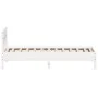 White pine wood bed frame with headboard 90x200 cm by , Beds and slatted bases - Ref: Foro24-842659, Price: 92,06 €, Discount: %