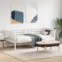 Sofá cama madera maciza de pino blanco 90x190 cm de , Camas y somieres - Ref: Foro24-842879, Precio: 128,36 €, Descuento: %