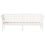 Sofá cama madera maciza de pino blanco 90x190 cm de , Camas y somieres - Ref: Foro24-842879, Precio: 128,36 €, Descuento: %