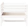 Sofá cama madera maciza de pino blanco 90x190 cm de , Camas y somieres - Ref: Foro24-842879, Precio: 128,36 €, Descuento: %