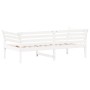 Sofá cama madera maciza de pino blanco 90x190 cm de , Camas y somieres - Ref: Foro24-842879, Precio: 128,36 €, Descuento: %
