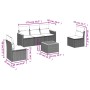 Set de muebles de jardín 6 pzas y cojines ratán sintético gris de , Conjuntos de jardín - Ref: Foro24-3258259, Precio: 332,63...