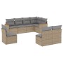 Juego de sofás de jardín con cojines beige 8 pzas ratán PE de , Conjuntos de jardín - Ref: Foro24-3258447, Precio: 502,03 €, ...