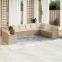 Juego de sofás jardín con cojines beige 10 pzas ratán sintético de , Conjuntos de jardín - Ref: Foro24-3258516, Precio: 675,9...