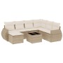 Juego de sofás de jardín con cojines beige 8 pzas ratán PE de , Conjuntos de jardín - Ref: Foro24-3254045, Precio: 549,93 €, ...