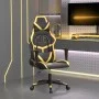 Schwarz-goldener Gaming-Stuhl aus Kunstleder von , Gaming-Stühle - Ref: Foro24-3143667, Preis: 114,57 €, Rabatt: %